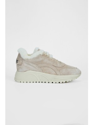 Valmenti Kadın Vizon Süet Deri Sneakers & Spor Ayakkabı 775 1745 Bn Ayk Sk23/24