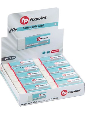 Fixpoint Beyaz Silgi 20 Adet Fixpoint P-7666