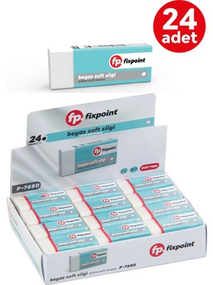 Fixpoint Beyaz Silgi Fixpoint  24 Adet P-7680