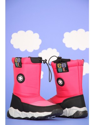 Vojo Lina Kaymaz Taban Fermuarlı Çocuk Kar Botu Çizme