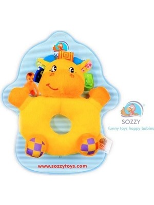 LISINYA193 Sozzy Toys Çıngıraklı Zürafam SZY104