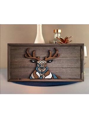 Bk Gift Özel Yapım Kabartma Figür Temalı Meşe Ağacı Ahşap Tablo, Ev Dekorasyonu, Duvar Dekoru, Ev Hediyesi-2