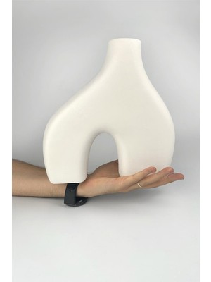 Refsan Nolina Vazo Seramik Bisküvi (Ham Ürün)