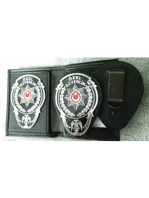 Aldatmaz Özel Güvenlik Rozetli Cüzdanı +Özel Güvenlik Kemer Rozetı Sivile Satılmaz.