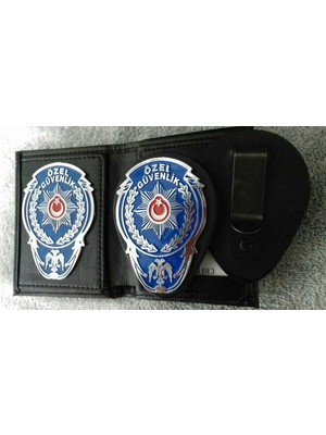 Aldatmaz Özel Güvenlik Rozetli Cüzdanı +Özel Güvenlik Kemer Rozetı Sivile Satılmaz.