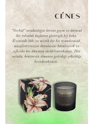 Cenes Orchid Candle 200 G- Mum