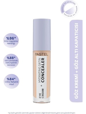 Pastel Aydınlatıcı Göz Kremi 4.3 ml Koyu Halkalar İçin Yüksek Kapatma Özelliği