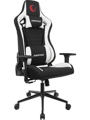Rampage KL-R59 Nova Siyah/beyaz Gamer Oyuncu Koltuğu KL-R59BKW