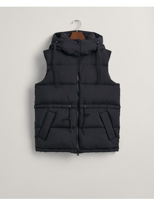 Gant Kadın Siyah Relaxed Fit Fermuarlı Yelek 4700285.19