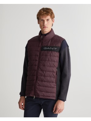 Gant Erkek Bordo Fermuarlı Logolu Yelek 7123307T.279