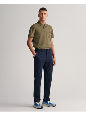 Gant Erkek Lacivert Slim Fit Pantolon 1505220.410