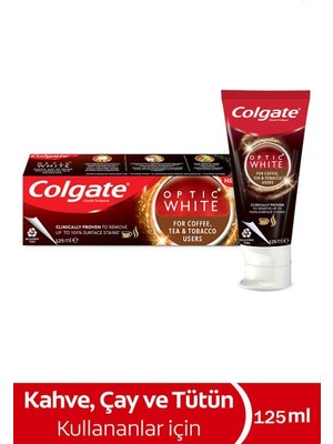 Colgate Beyazlatıcı Diş Macunu Çay Kahve ve Sigara Lekelerine Karşı 125 ml