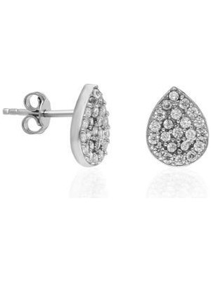 Aykat Damla Modeli Gümüş Çocuk Küpesi Vidalı Bayan Küpe KUPE-351