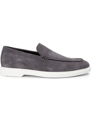 Deery Süet Gri Erkek Loafer Ayakkabı EVA Taban ile Rahat Kullanım Sunar  - 01957Mgrıe01