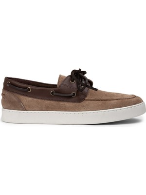 Deery Süet Vizon Rengi Marin Erkek Günlük Ayakkabı - 01952Mvznc03