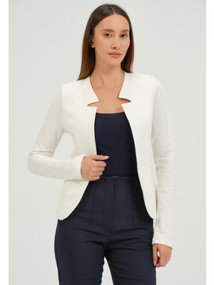 Basic & More Kadın Klasik Blazer Ceket 301