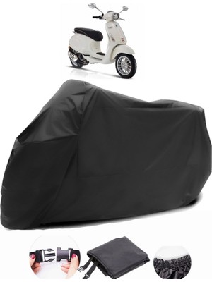 Vespa Sprint 50 Siyah Motosiklet Branda Su Geçirmez Dayanıklı Kumaş