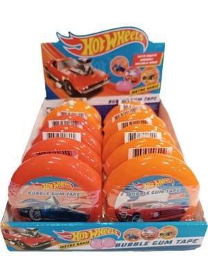 Hot Wheels Unibon Bubble Gum Tape Hot Wheels 60GR*12