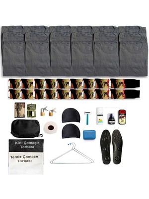 Kordak 18'li Temel Kütahya Havacı Bedelli Asker Malzemeleri Seti