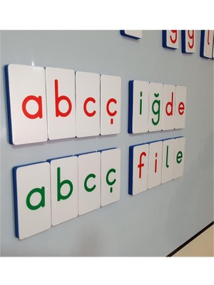 Green Class Mıknatıslı Dik Temel Küçük Harfler