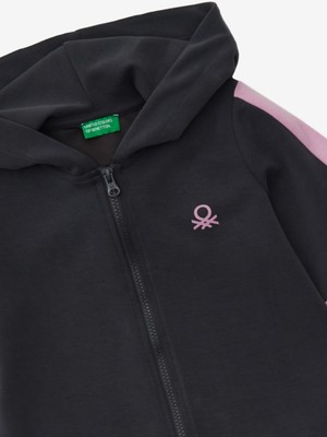 United Colors Of Benetton Kız Çocuk Kapüşonlu Sweatshirt