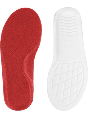 GoLite Bebek ve Çocuk İçin Spor Ayakkabı Patik İç Tabanlığı, Ark Destekli Gündelik Tabanlık - MF11 Kırmızı - 32/33 Numara