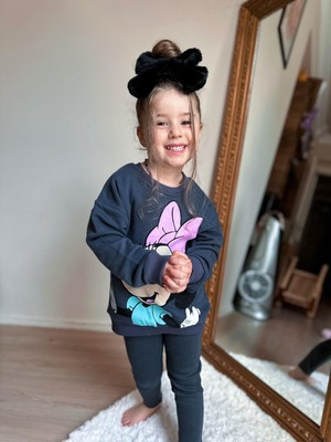 Yiğit Butik Minnie Baskılı Kız Çocuk Takım