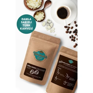 Tarihi Yarımada Kahvecisi Taze Çekilmiş Orta Kavrulmuş ve Öğütülmüş Damla Sakızlı Türk Kahvesi 1000 gr