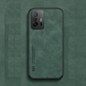 Xiaomi 11T Cilt Hissi Manyetik Çekim Cep Telefonu Kılıfı (Yurt Dışından)