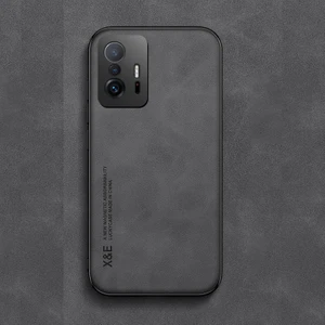 Xiaomi 11T Cilt Hissi Manyetik Çekim Cep Telefonu Kılıfı (Yurt Dışından)