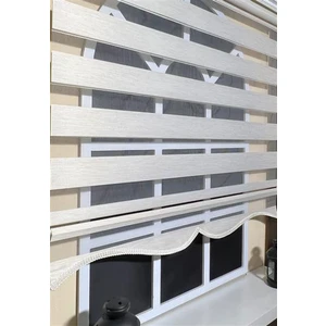 Zebra Stor Perde Krem Alüminyum Kasa STB-400-V12