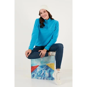 Yarım Fermuarlı Dik Yaka Polar Bayan Polar 5907000