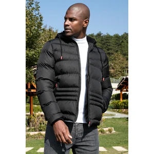 Kapüşonlu Fermuarlı Cepli Slim Fit Mont Erkek Mont 649000110