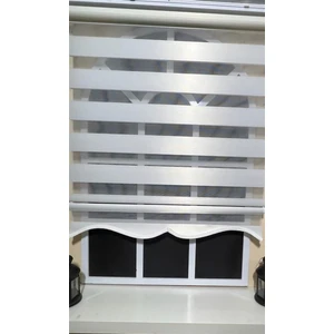 Zebra Stor Perde Beyaz Etek Dilimli STB-400-V01
