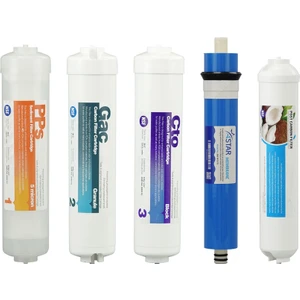 Bir Bardak Su 2,5 Inc Quick 5'li Filtre Seti