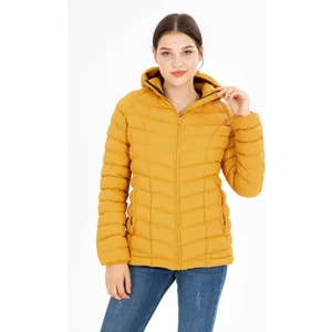 G-Fox Kadın Kısa Sabit Kapşonlu Dolgulu Spor Şişme Mont 8639