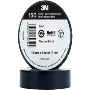 3m Temfle x  1300e Elektrik Izole Bant 18 Mm  x  9,15 M