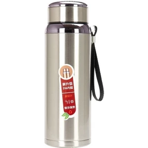 Paslanmaz Çelik Saplar Büyük Kapasiteli Spor Su Şişesi Termos Bardak (Yurt Dışından)