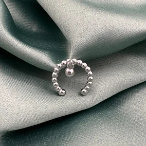Jewel By Aila Sallantılı Burgu Rhodium Kaplama Kadın Gümüş Kıkırdak Küpe