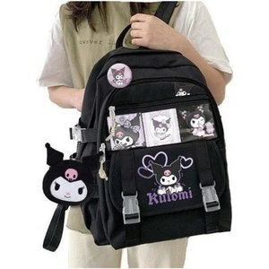 Kawaii Sanrio Kuromi Tasarımlı U Okul Sırt Çantası (Yurt Dışından)