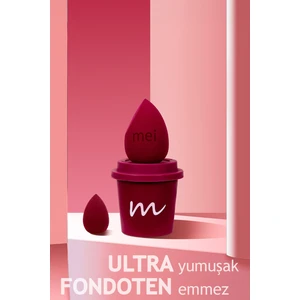 Makyaj Süngeri Fondöten Emmeyen Sponce Coffeecup Hijyenik Merlot Pro 1 Mini