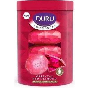 Diamonds Serisi Katı Sabun Kırmızı 4*90 gr