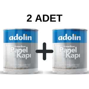 2'li Adolin Amerikan Panel Kapı Boyası Beyaz 3 kg* 2 Adet Adolin
