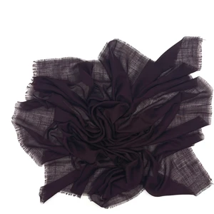 Naz İpek Keten Flamlı Ince Yazma Eşarp 100X100CM