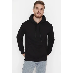 3 Iplik Erkek Regular Fit Kapüşonlu Içi Yumuşak Tüylü Pamuklu Sweatshirt