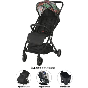 Myla Kabin Boy Bebek Arabası - Flowers Tropical