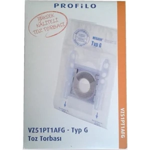 Orijinal VZ51PT1AFG 6 Lı (5+1 Adet Filtre) Toz Torbası