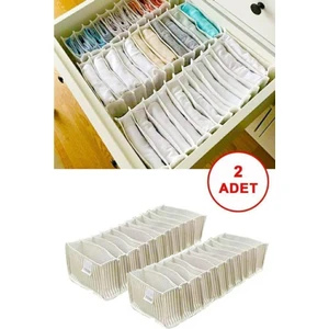 Cimri Kese 2'li Akordiyon Organizer Çekmece Içi Düzenleyici (Xl)