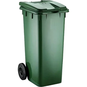 Çöp Kovası 240 Lt Yeşil Sembol Plastik