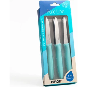 Pure Line Turkuaz Meyve Bıçağı Seti 9 cm (6'lı)